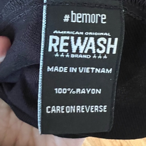 Rewash Black Molded Cup Spaghetti Strap Dress Size XS Sundress LBD - Picture 6 of 7